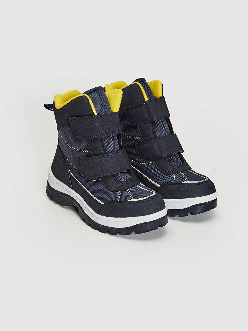 Lacivert Erkek Çocuk Cırt Cırtlı Kar Botu