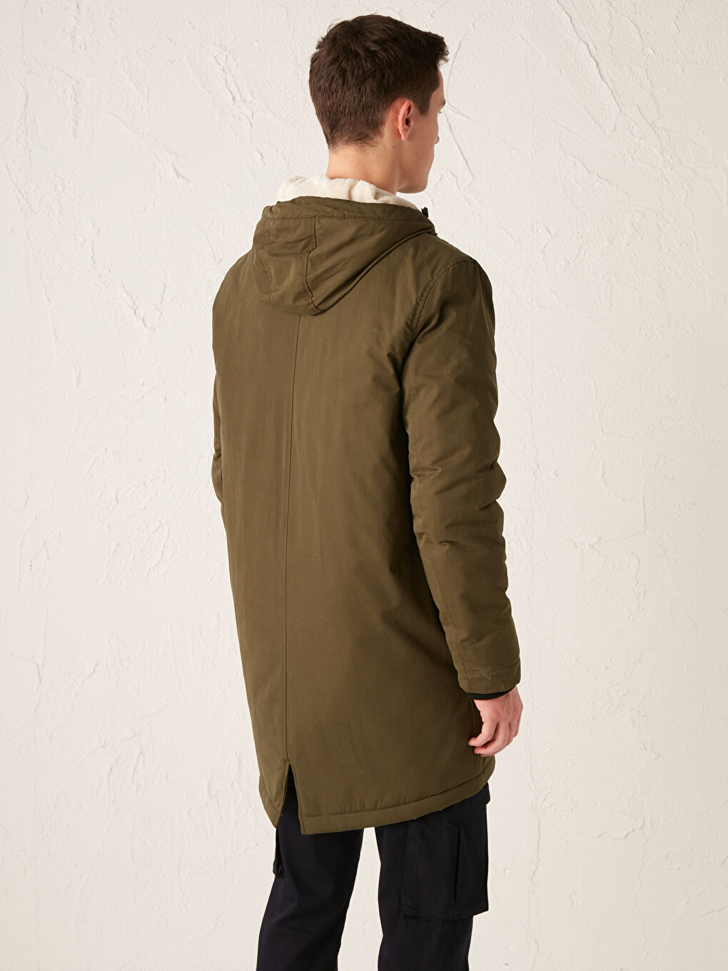 Удобна парка с яка тип фуния-4