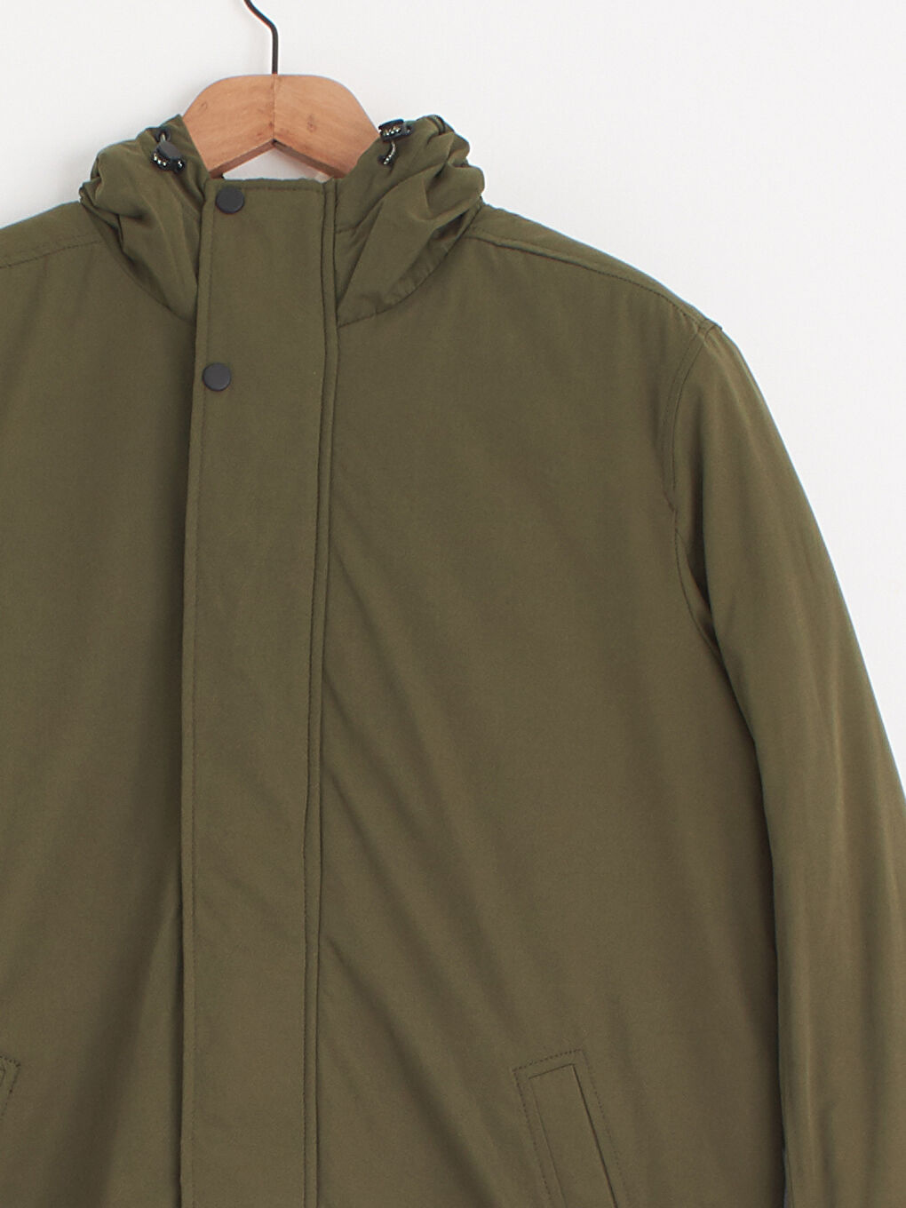 Удобна парка с яка тип фуния-6