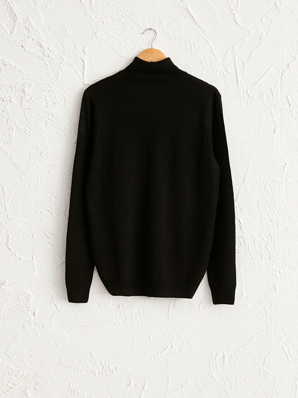 Биік жағалы трикотаж жемпір-1