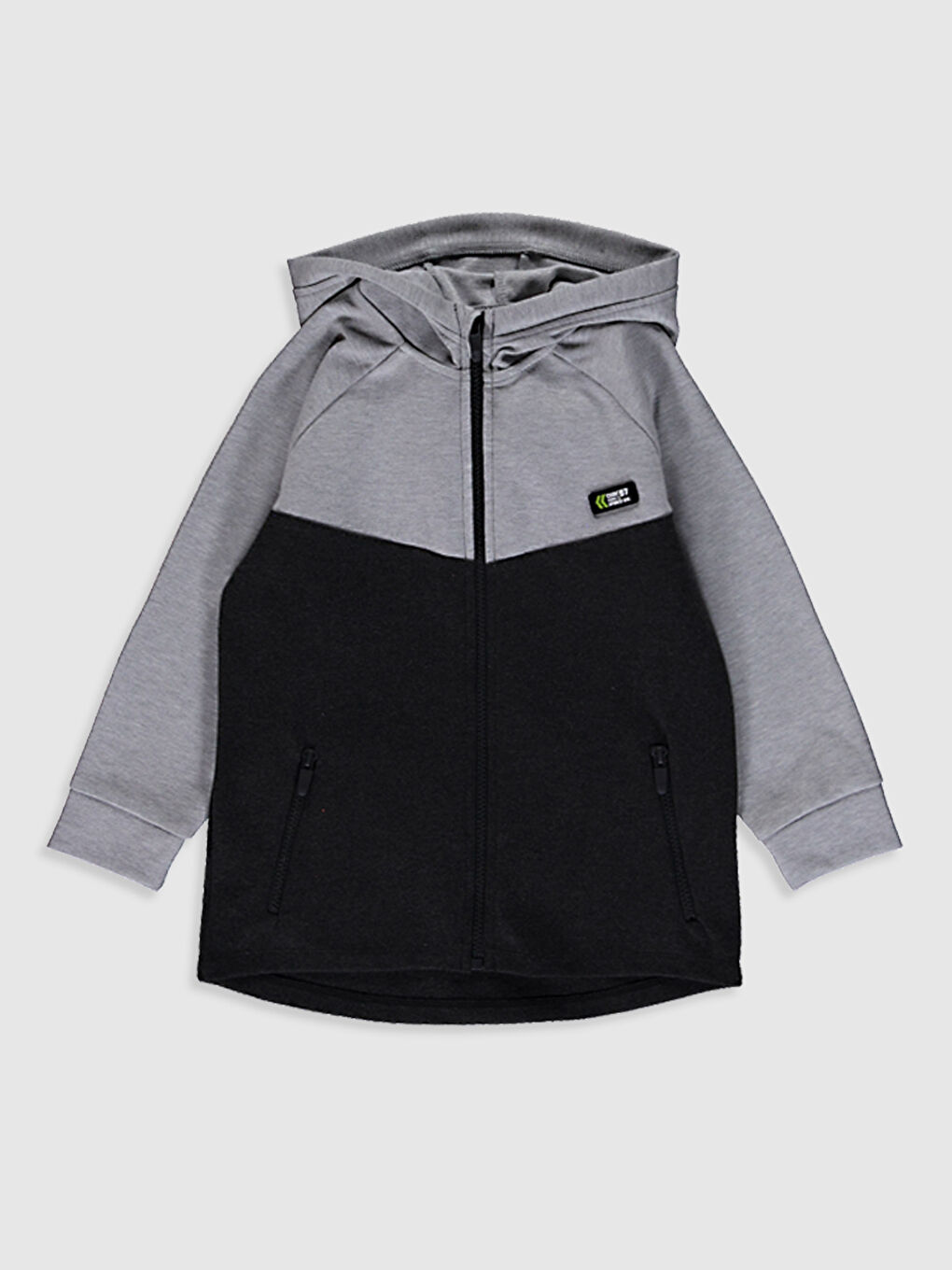 LCW Kids Boy's Zip-Down Hoodie -0WG409Z4-DW2
