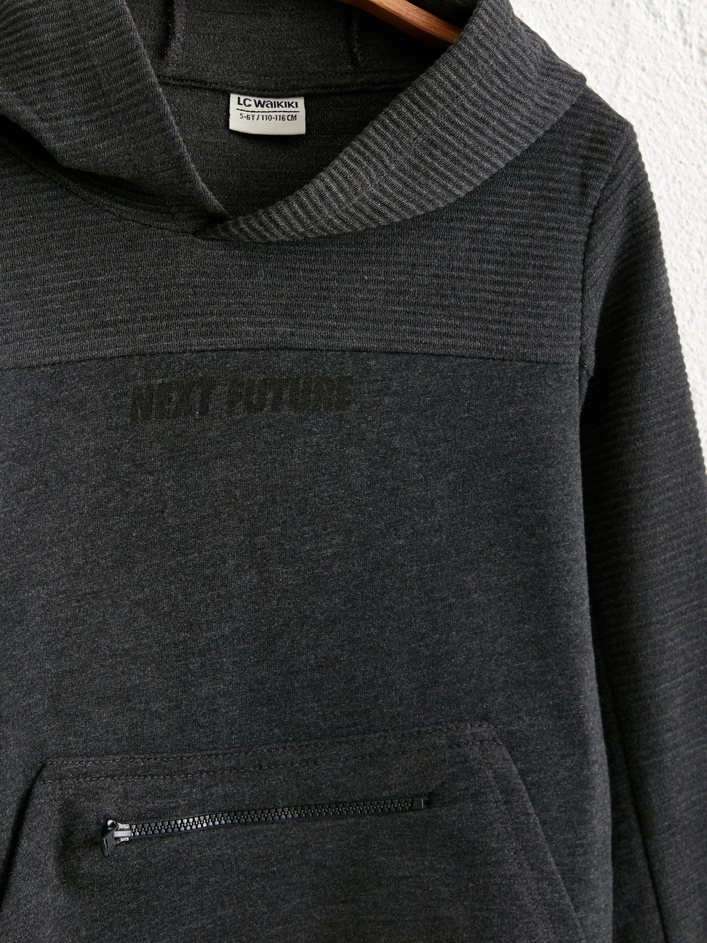 Antrasit Erkek Çocuk Kapüşonlu Sweatshirt-2