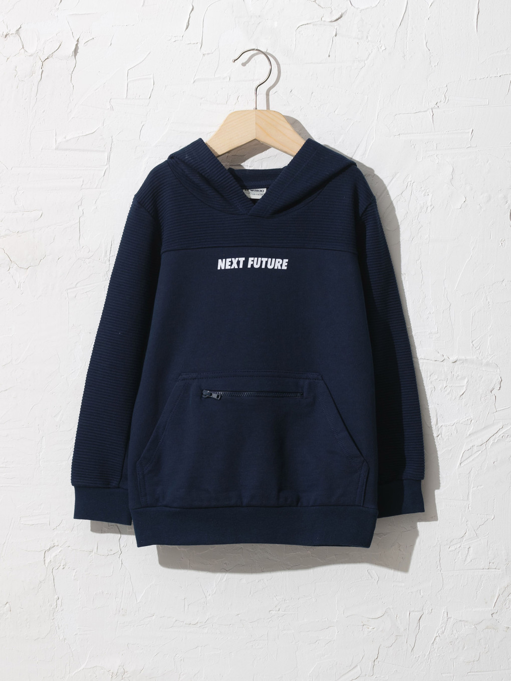 Lacivert Erkek Çocuk Kapüşonlu Sweatshirt