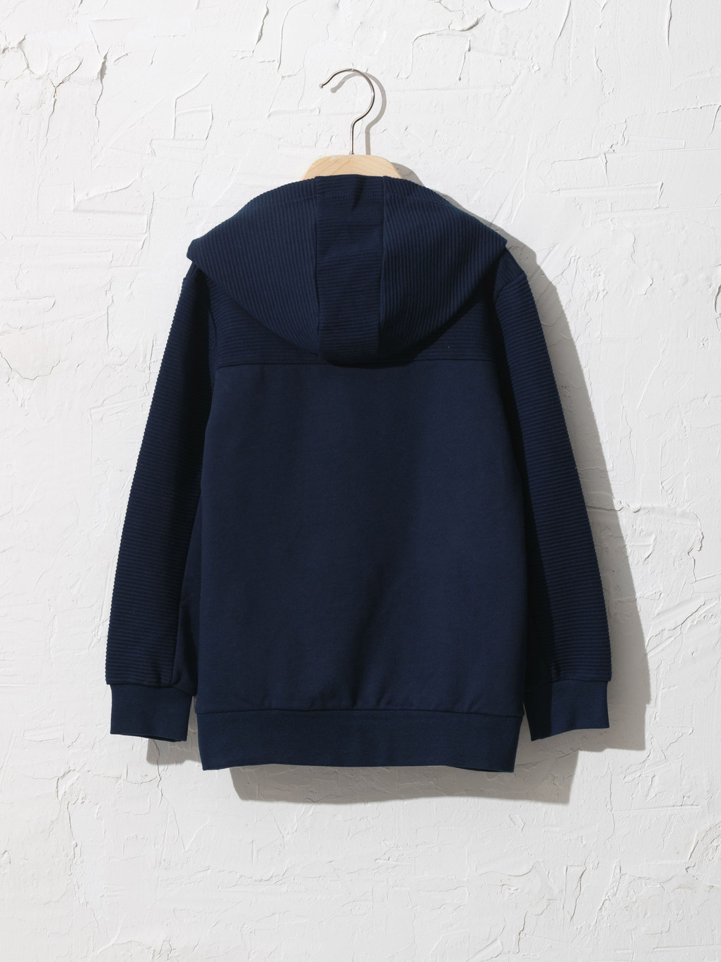 Lacivert Erkek Çocuk Kapüşonlu Sweatshirt-1