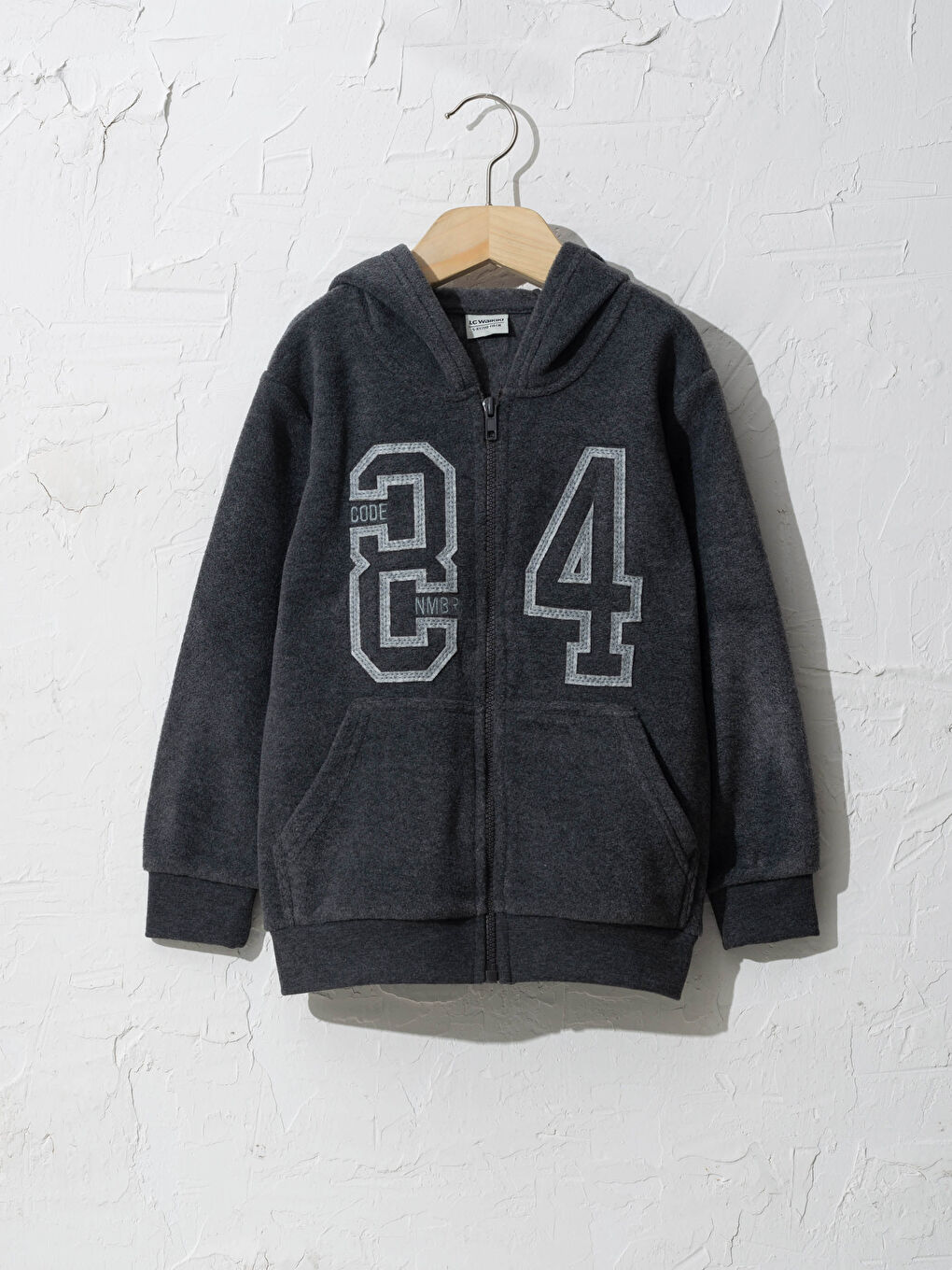 Sweat à Capuche Zippé en Polaire pour Garçon