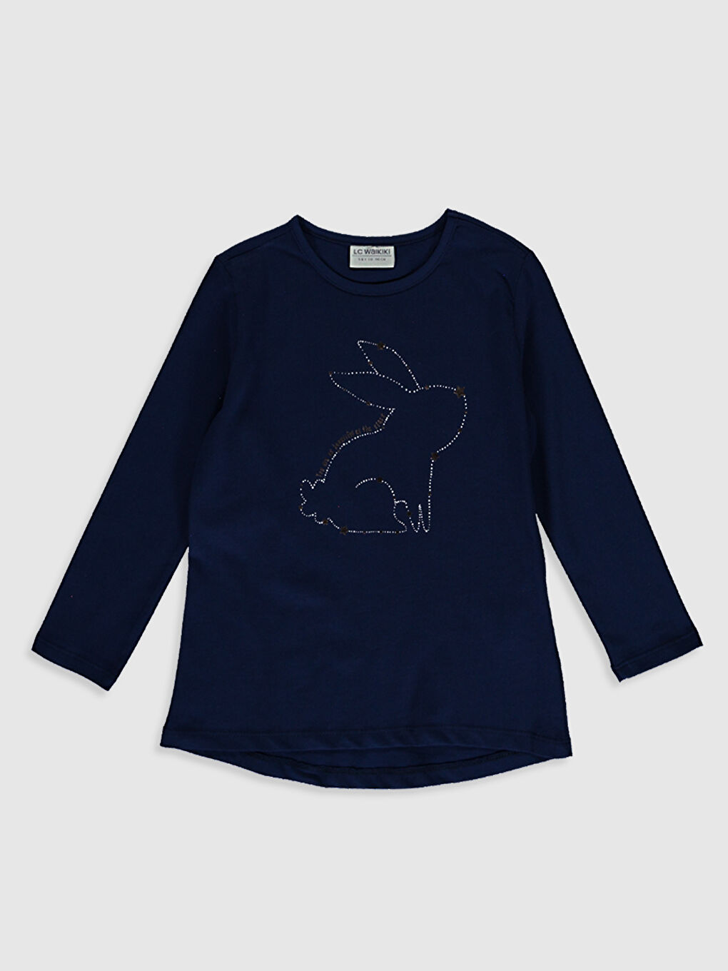 Футболка з принтом для дівчаток з бавовни