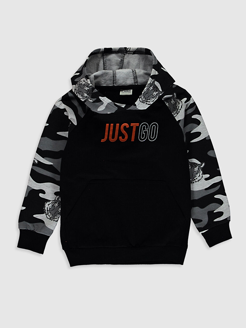 Толстовка с капюшоном с принтом для мальчиков