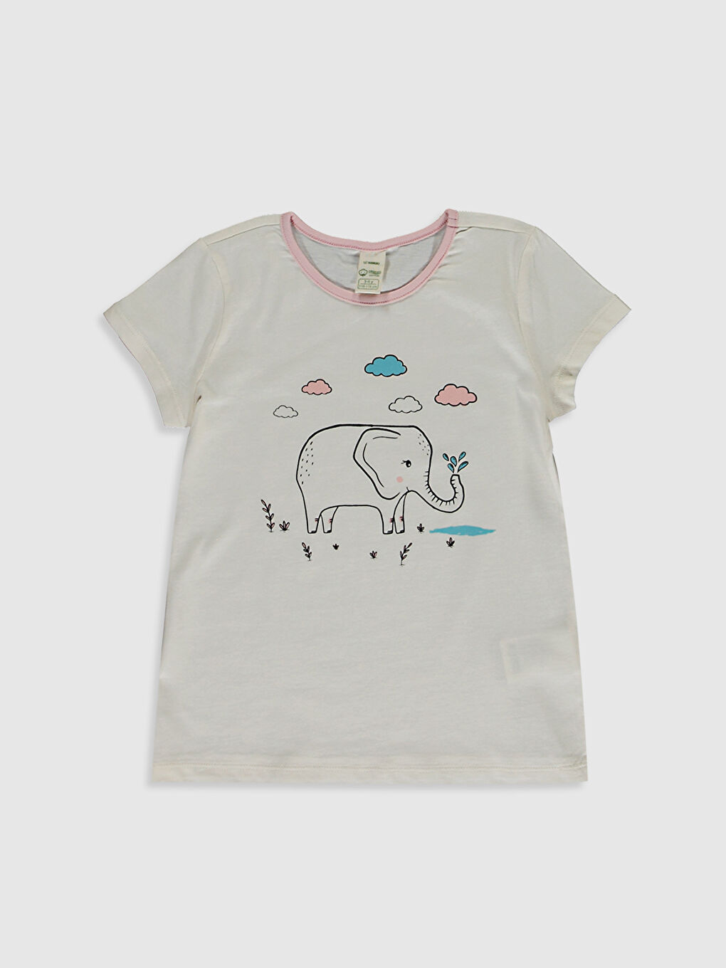 LCW Kids Girl's Printed Pyjamas Set -0WG701Z4-FRC