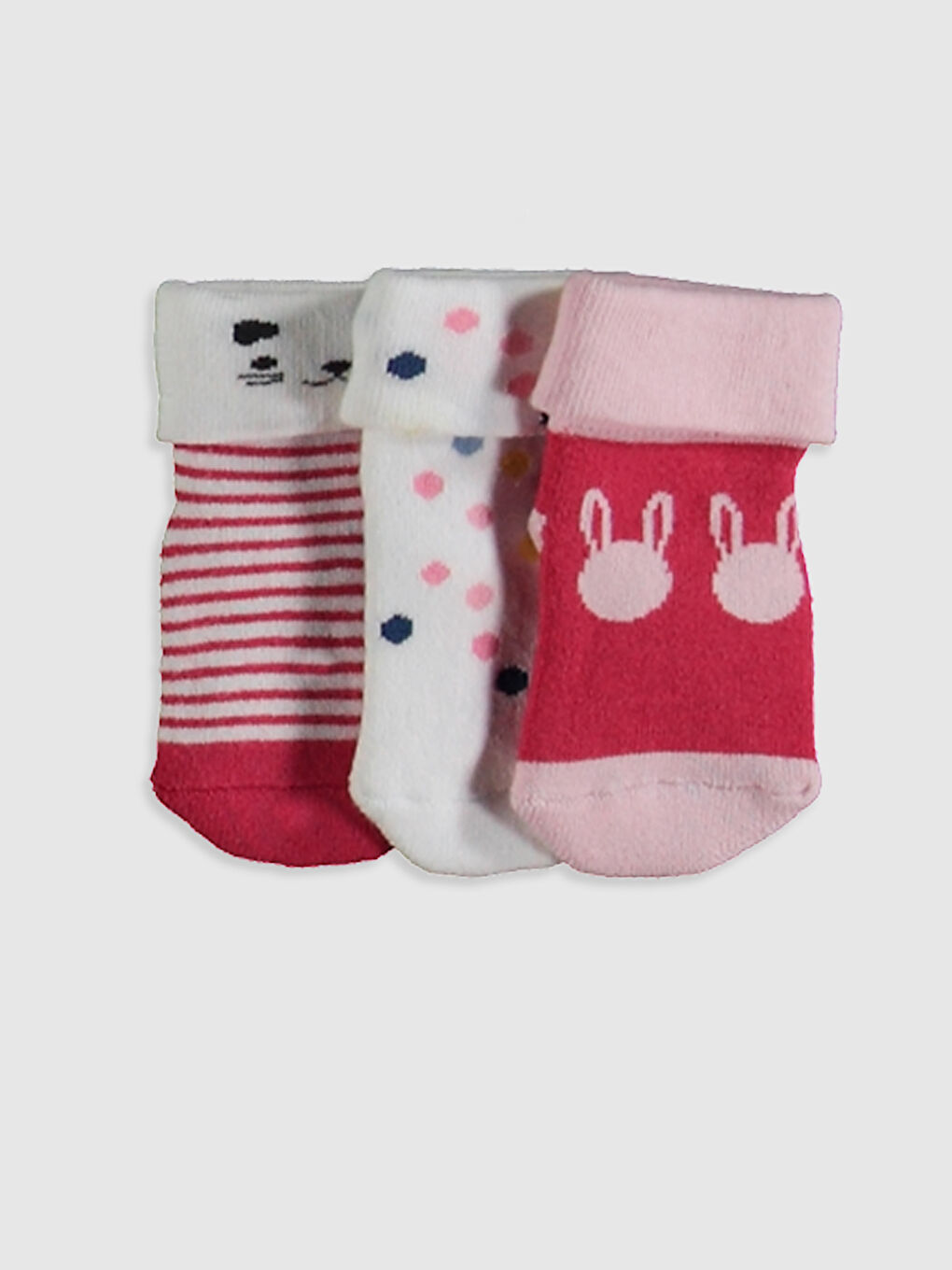 Сәби қыздарға арналған тобық шұлықтары 3 данадан тұратын