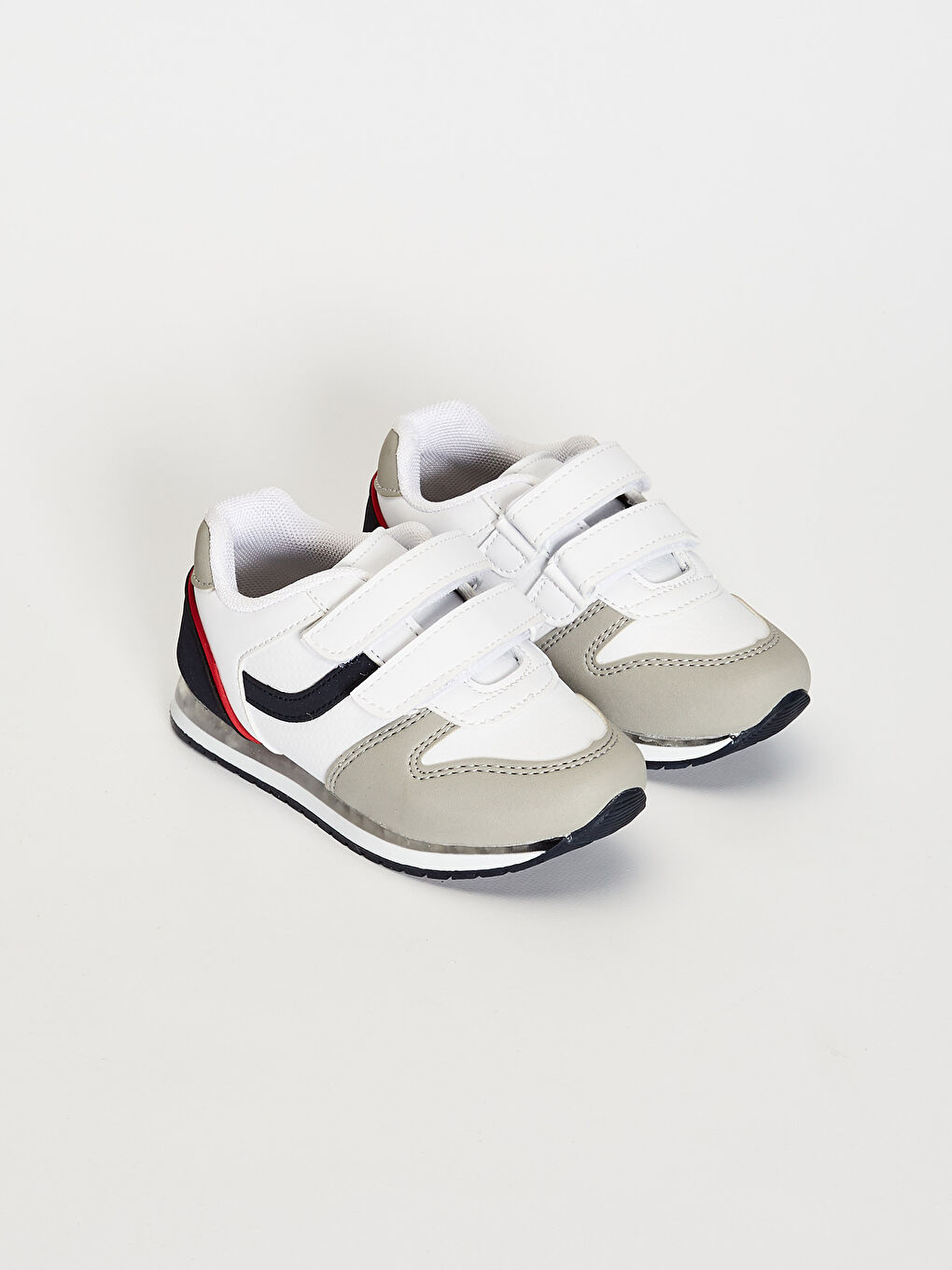 Светящиеся повседневные спортивные кроссовки с застежкой-липучкой для малышей мальчиков