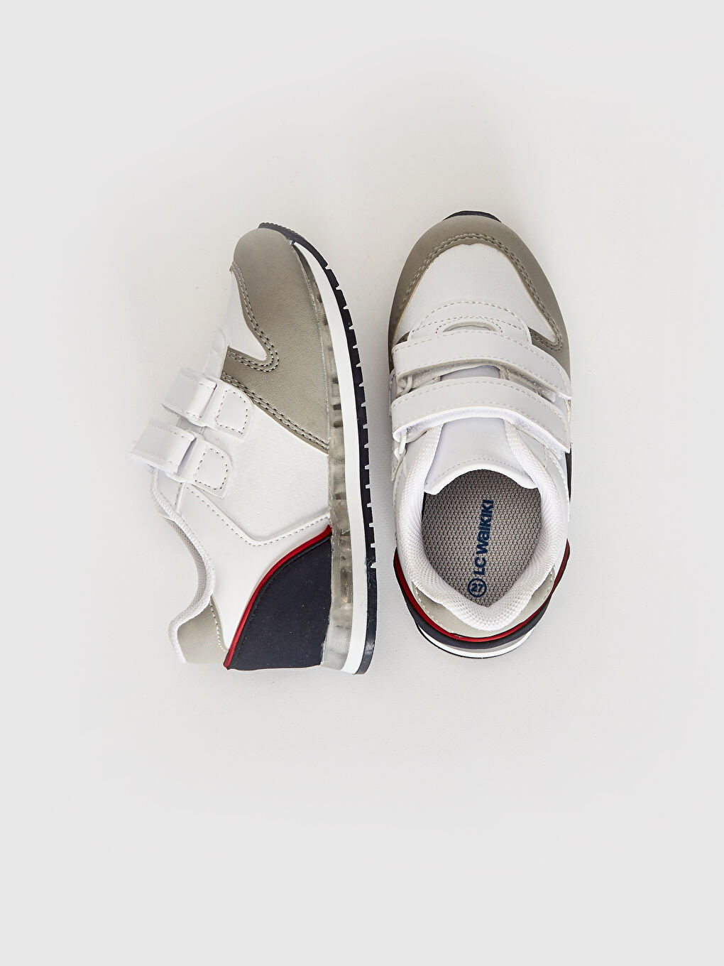 Светящиеся повседневные спортивные кроссовки с застежкой-липучкой для малышей мальчиков-3