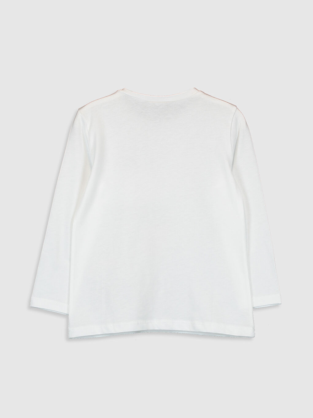 Хлопковая футболка с принтом для девочек-1