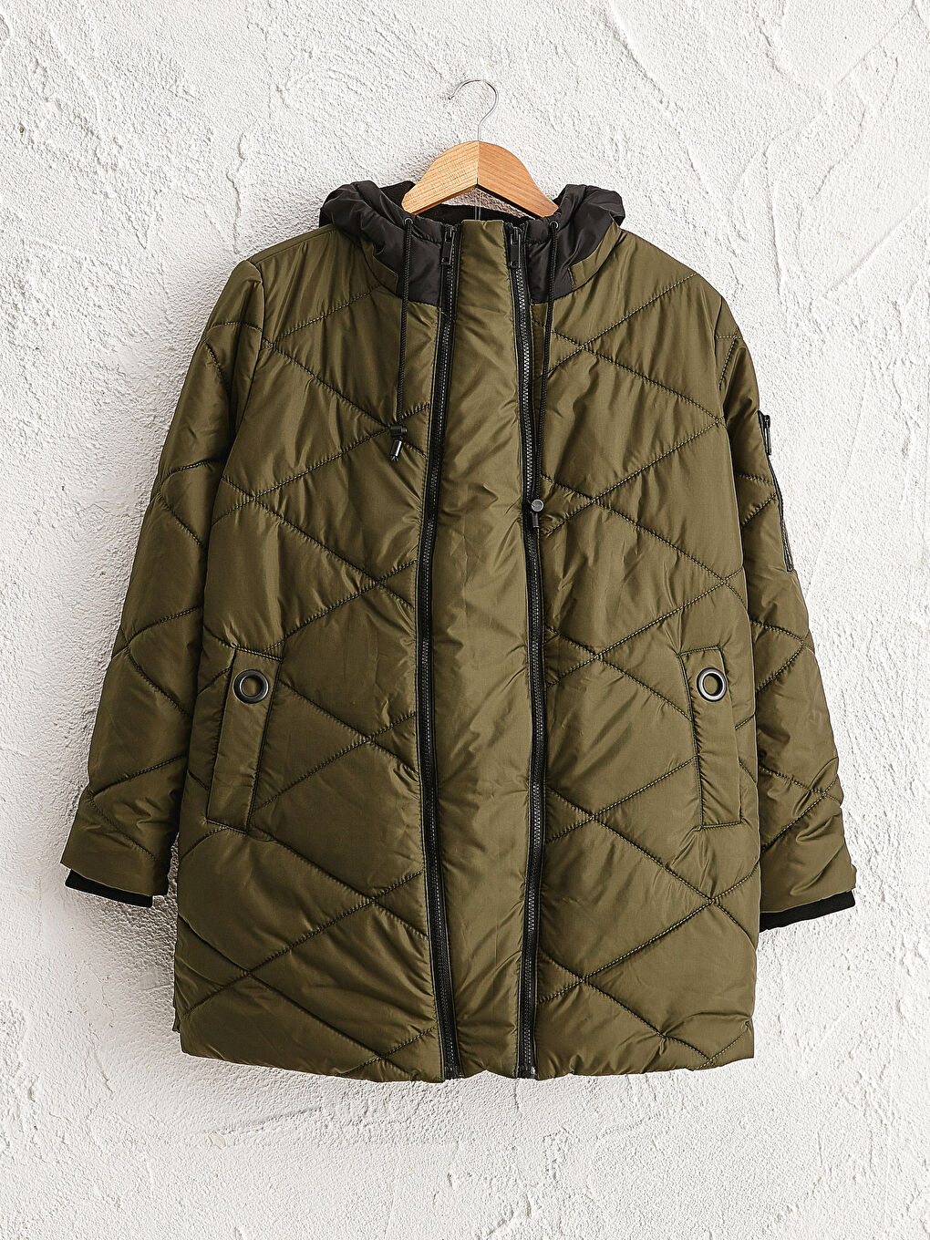 Palton scurt funcțional gros pentru gravide