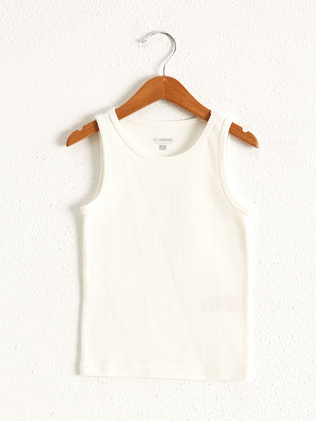 Ekru Bisiklet Yaka Erkek Çocuk İçlik