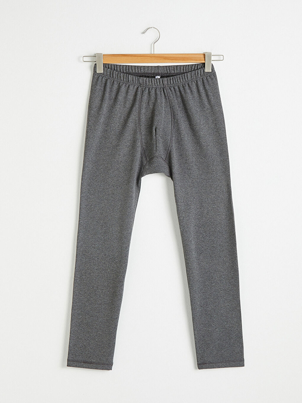 Antrasit Standart Kalıp Termal Pijama Alt-3