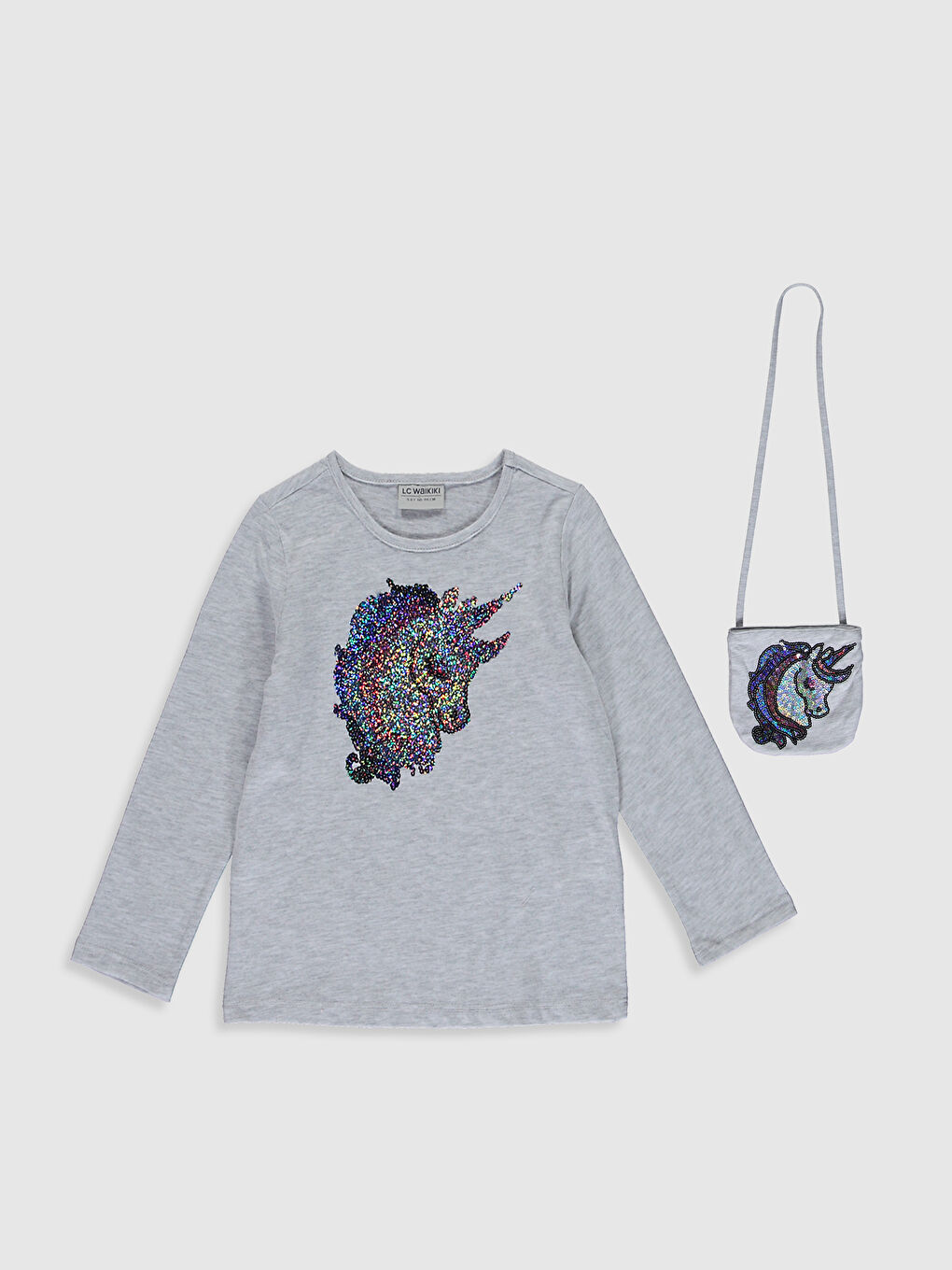 Girl’s Spangled T-Shirt and Bag