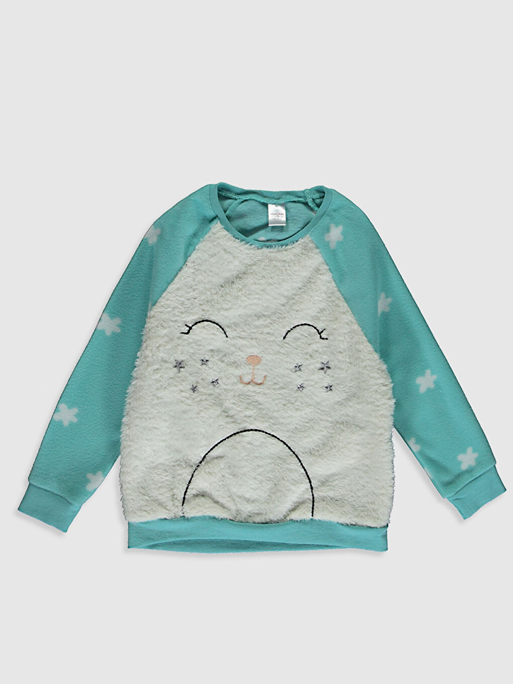 LCW Kids Комплект поларени пижами за момиче -0WH121Z4-LTY