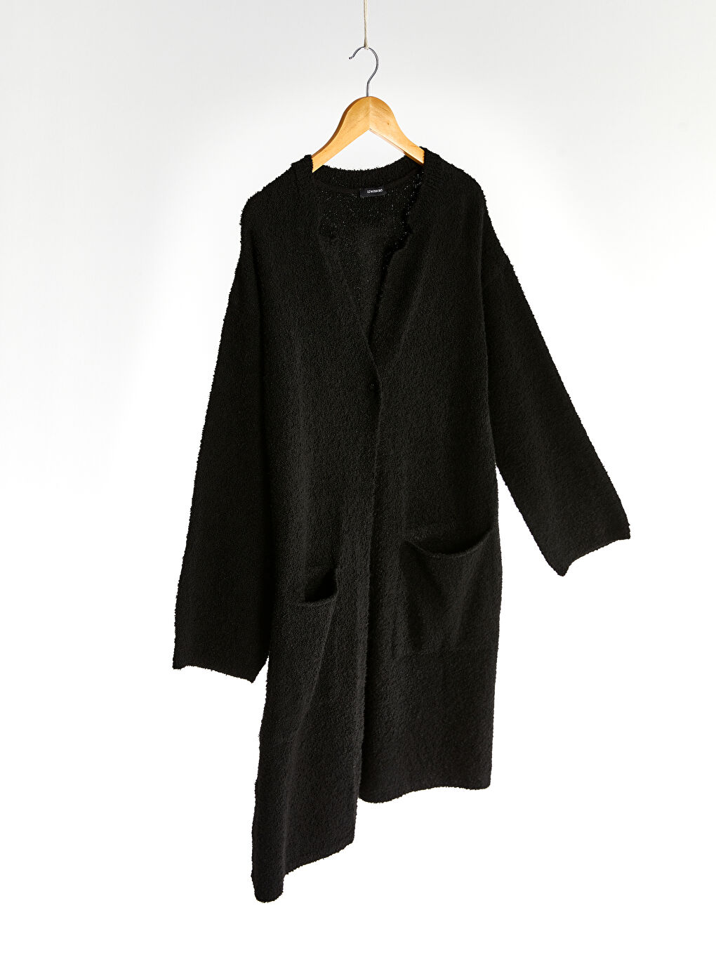 Cardigan à col en V et manches longues pour Femmes avec poches-2