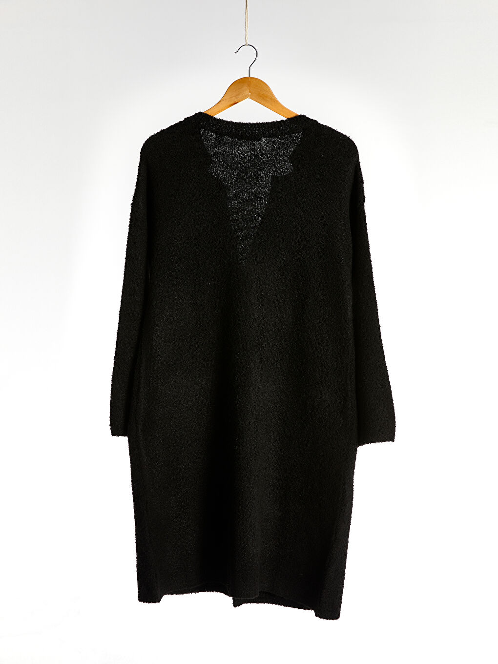 Cardigan à col en V et manches longues pour Femmes avec poches-3