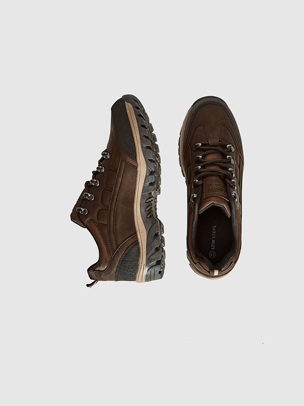 Kahverengi Erkek Bağcıklı Trekking Ayakkabı-2