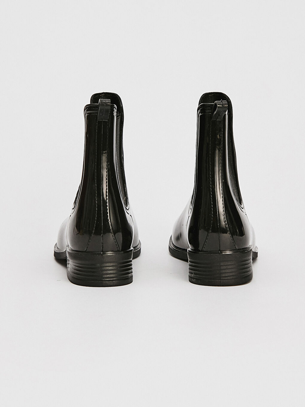 Bottes Brillantes à Talons Bas pour Femmes-3