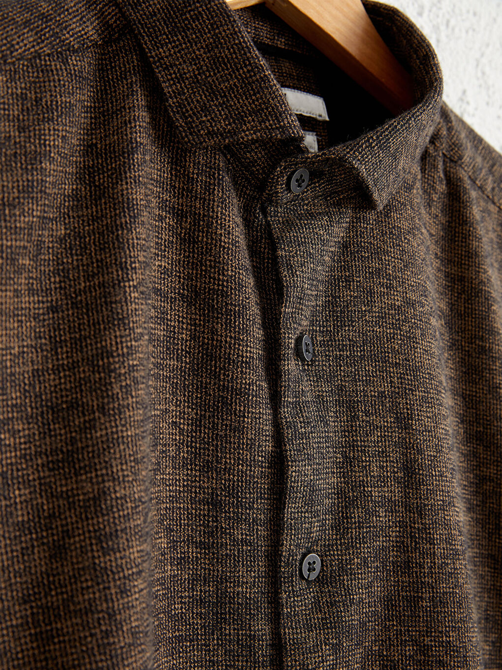 ерлерге арналған тар пішім ұзын жең добби матасы жейде-1