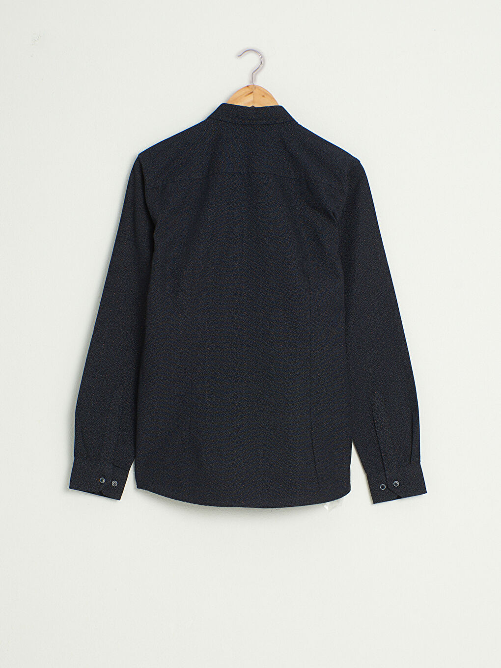 Тар пішім ұзын жең оксфорд жейде-1