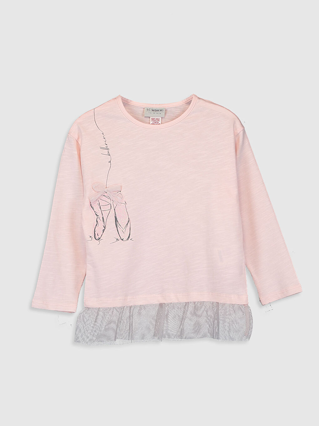 Girl's Printed Cotton T-Shirt