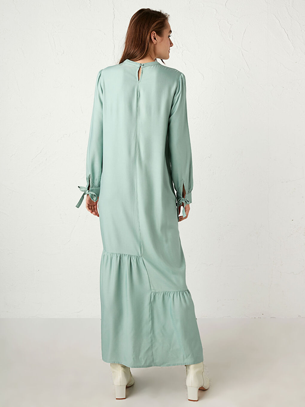LCWAIKIKI Maternity Flounced Shabby Maternity Dress -0WH444Z8-QQ4