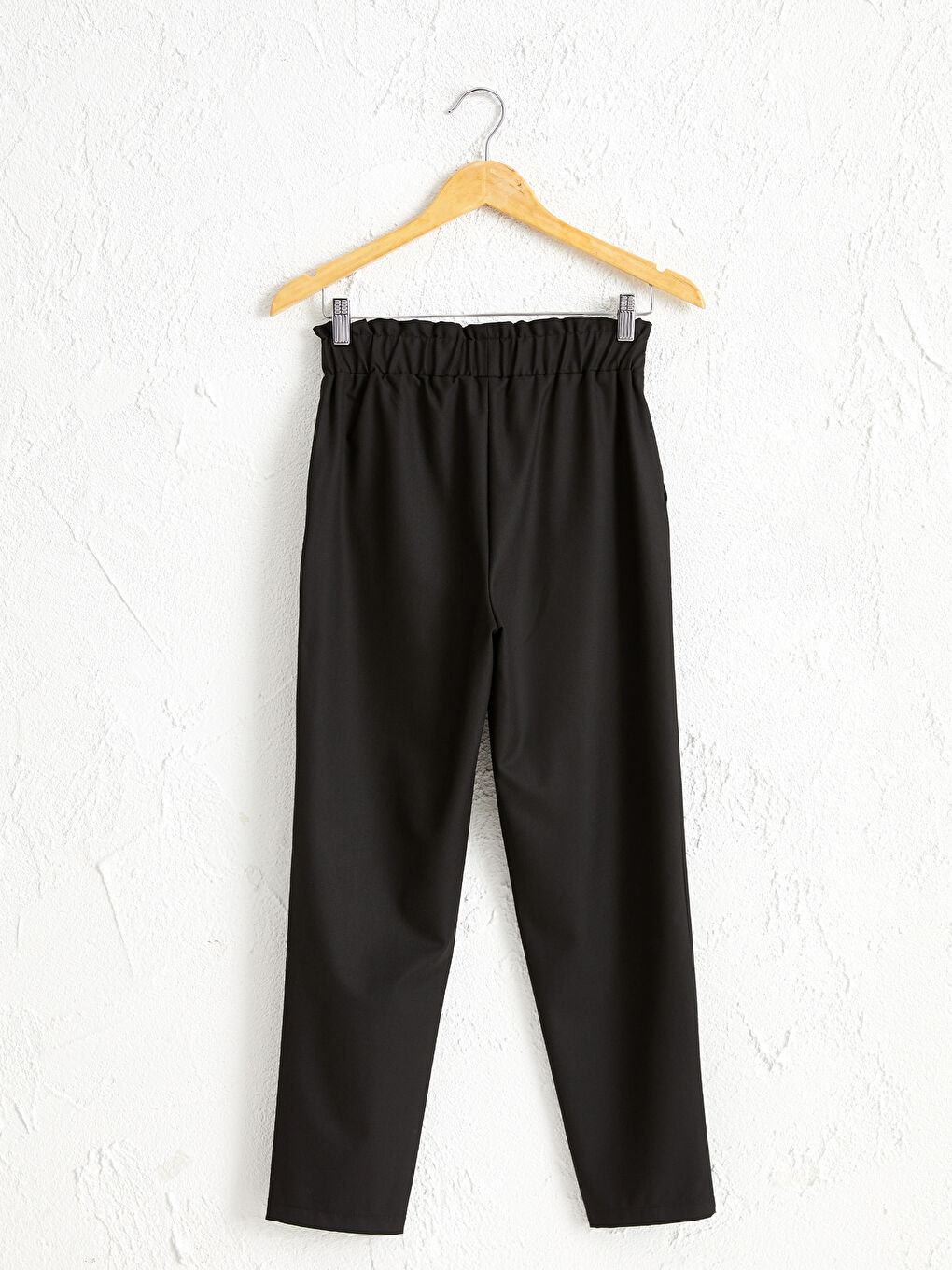 Pantalon Sarouel à Taille Élastique-1