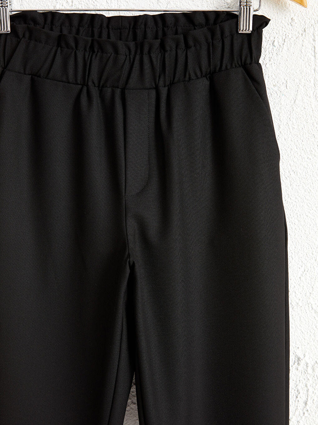 Pantalon Sarouel à Taille Élastique-2