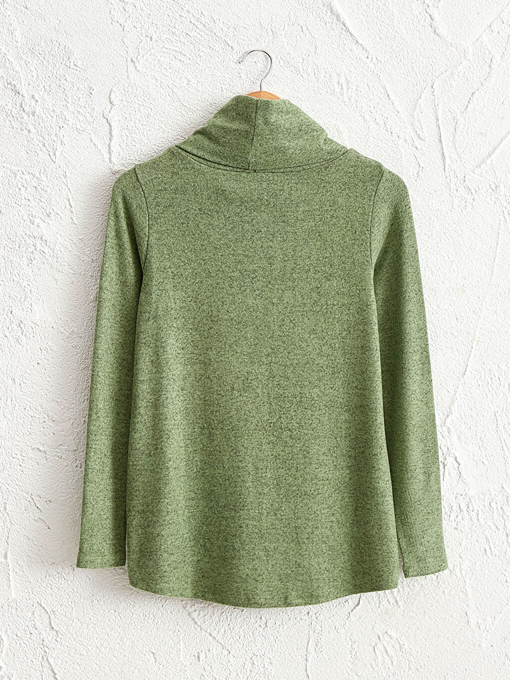 Self-Patterned and Mock Turtleneck Jumper-6