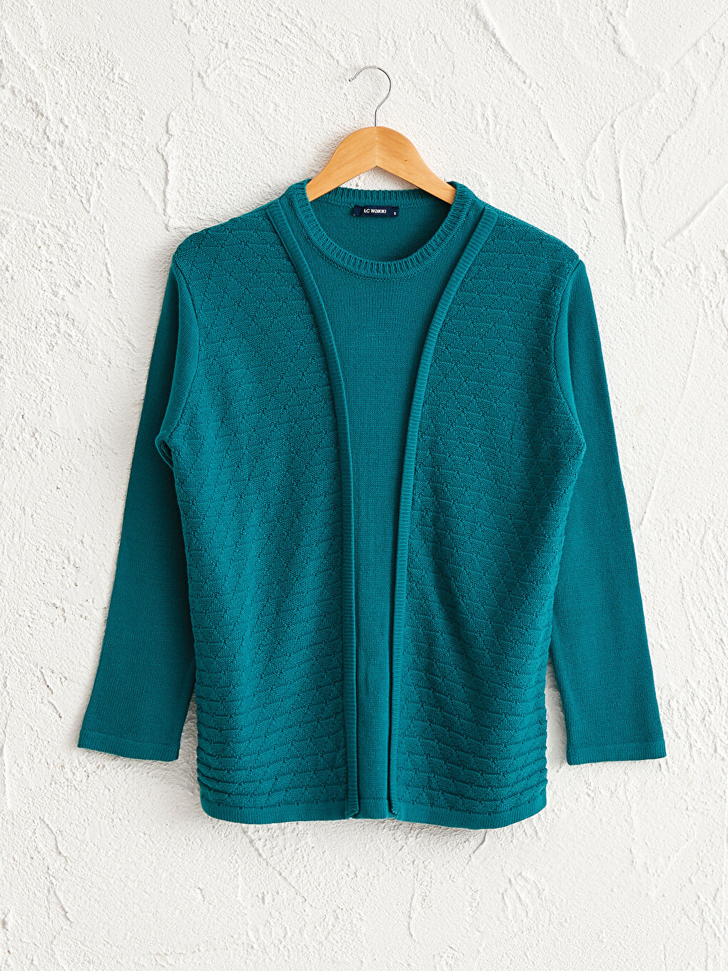 LCW Grace Self-Patterned Tricot Jumper -0WH710Z8-D1B