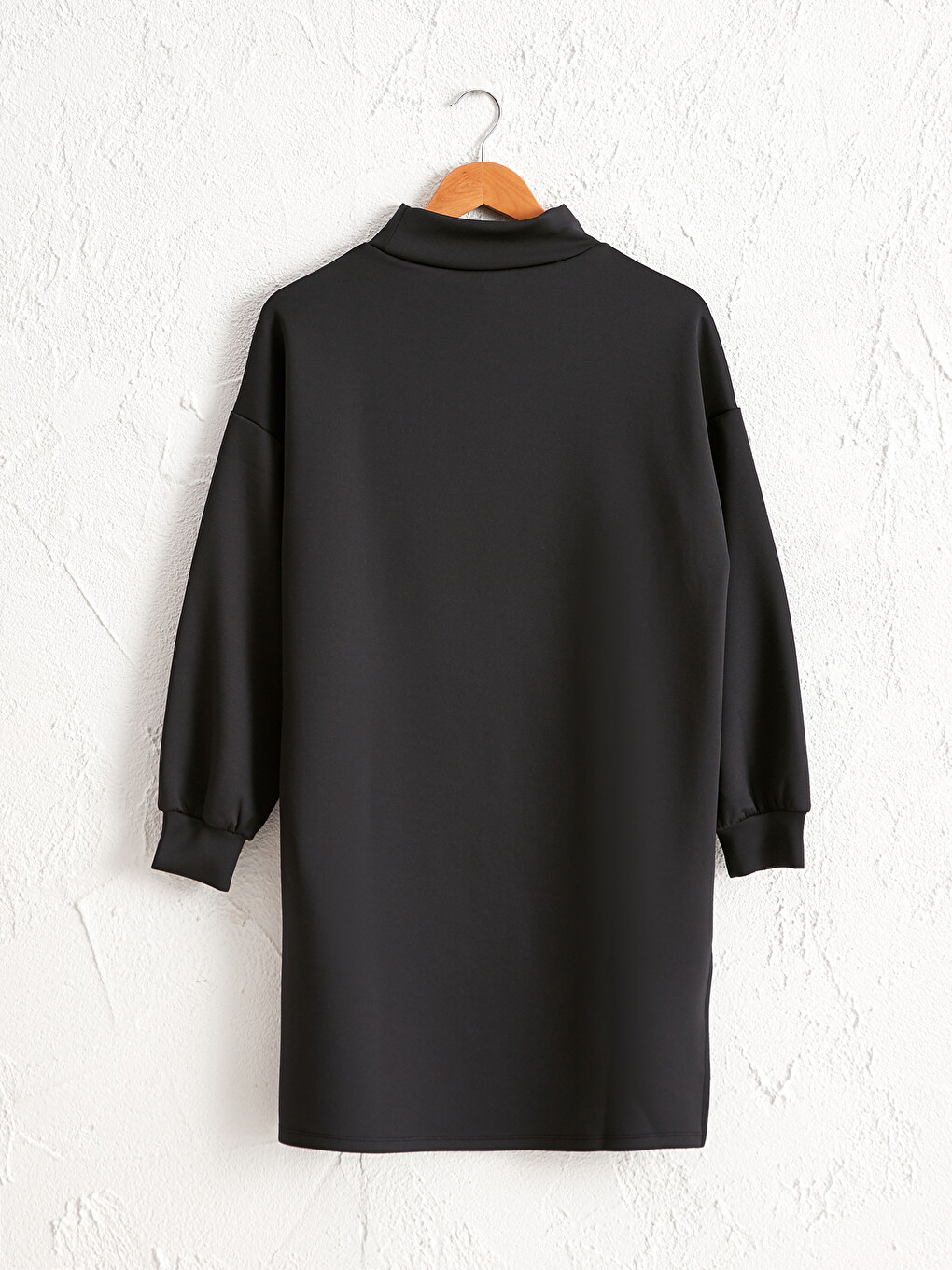 Vertical Collar Oversize Sweatshirt-1