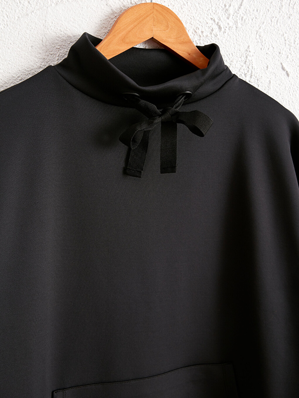Vertical Collar Oversize Sweatshirt-2