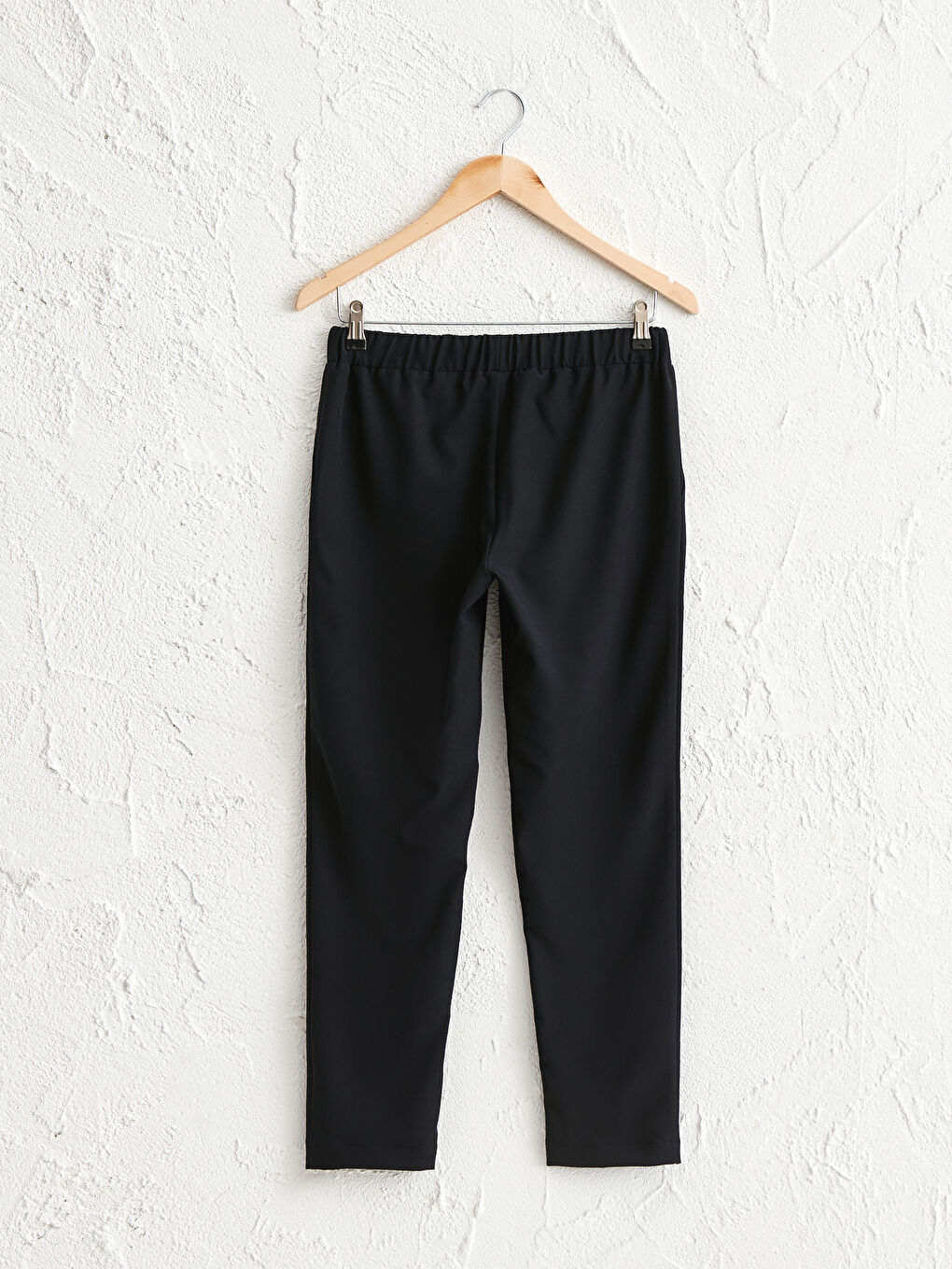 Elastic Waist Harem Trousers-1