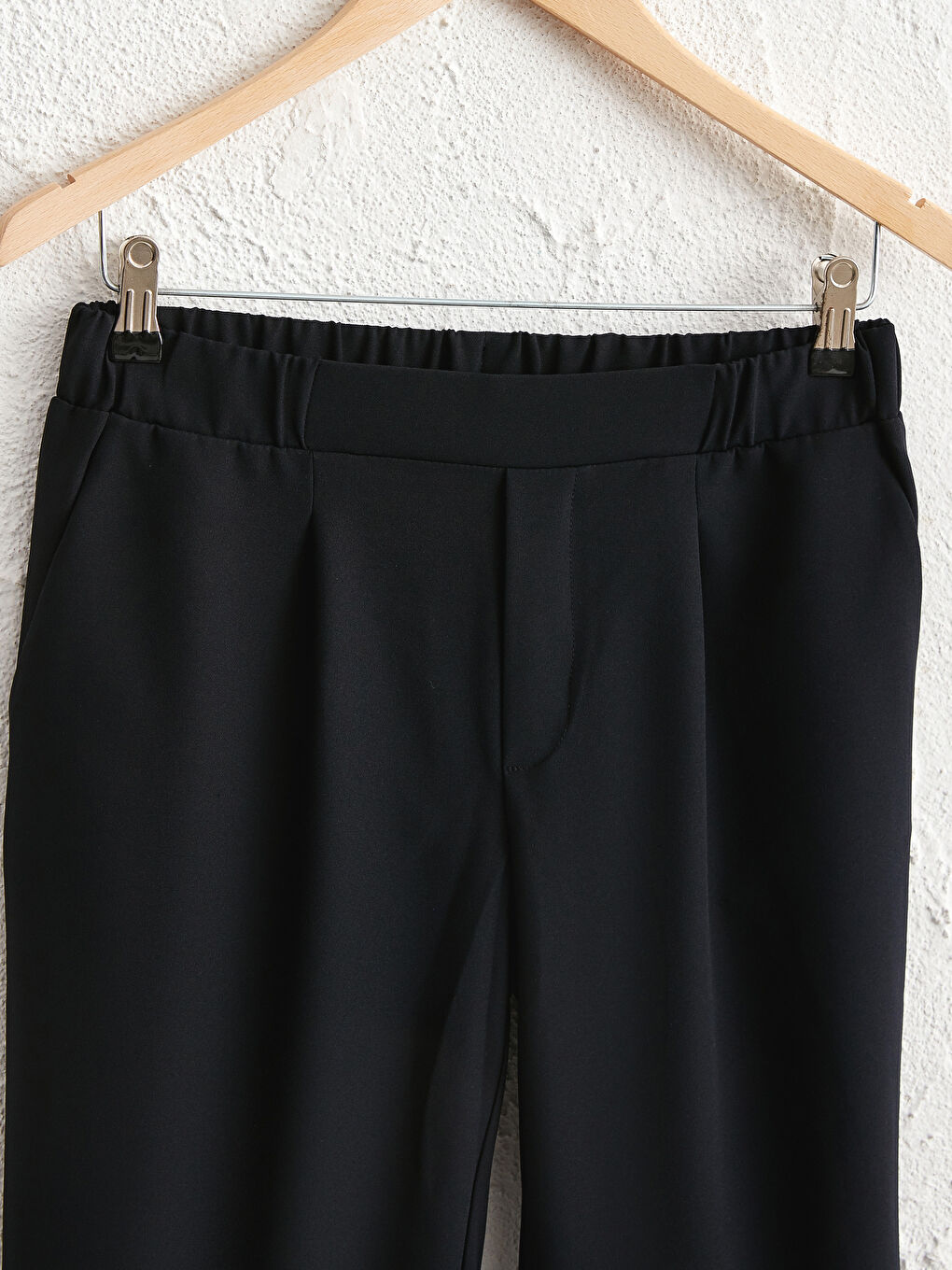 Elastic Waist Harem Trousers-2