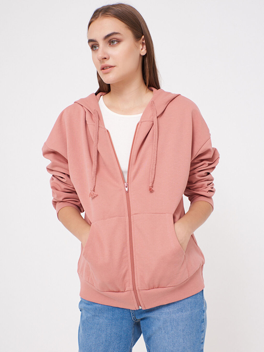 Zip-Down Hoodie-1