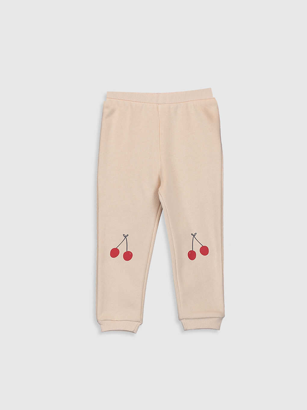 Bej Kız Bebek Eşofman Altı