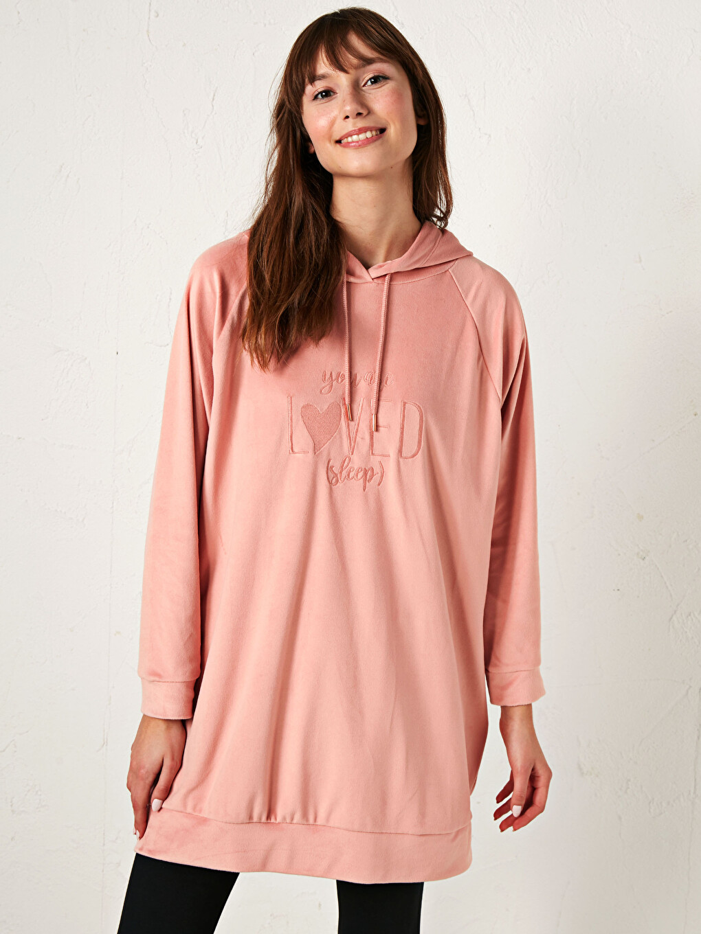 Haut De Pyjama Oversize En Velours-1