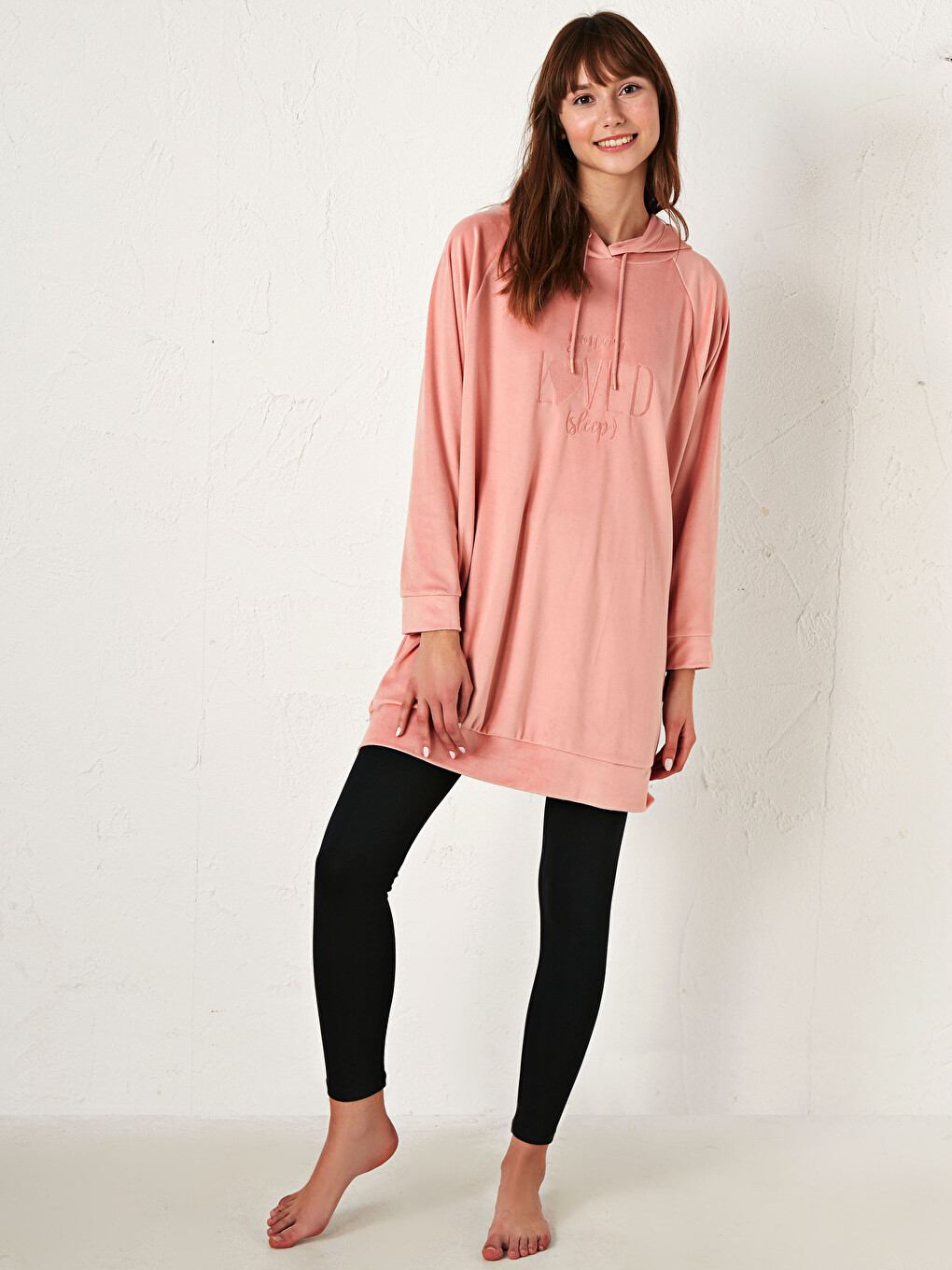 Haut De Pyjama Oversize En Velours-2