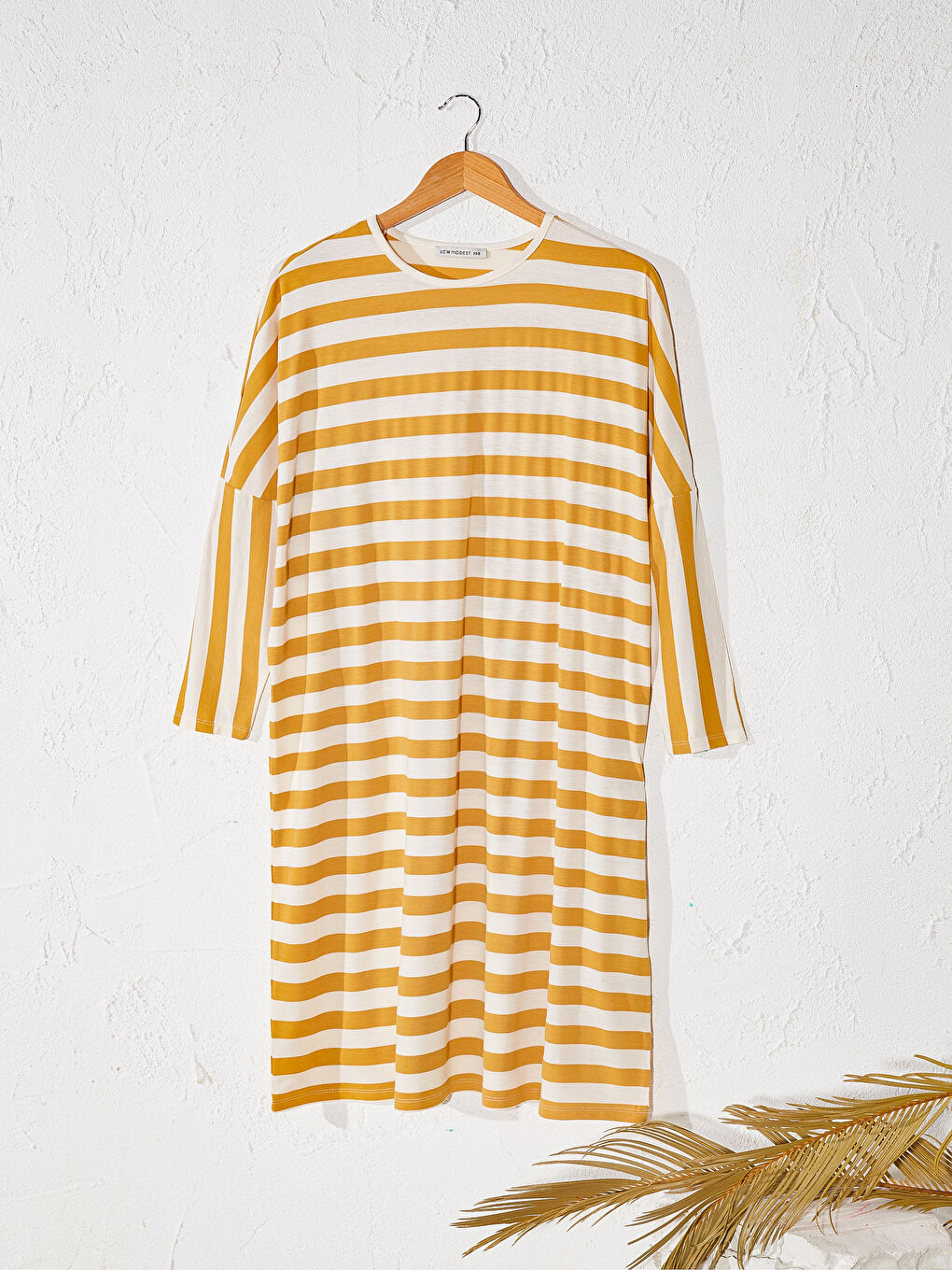 Striped Oversized Single Jersey Tunic