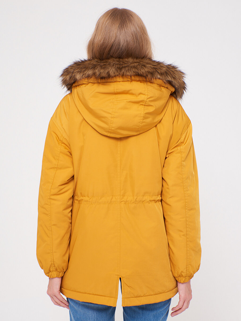 بالطو كم طويل بكابوش للسيدات-3