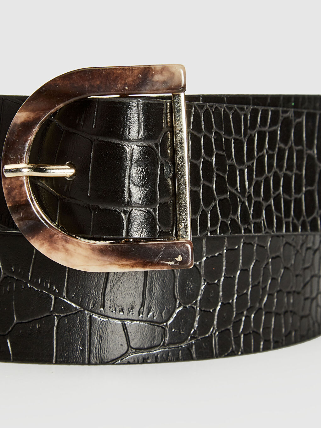 Yılan Derisi Görünümlü Kemer-1