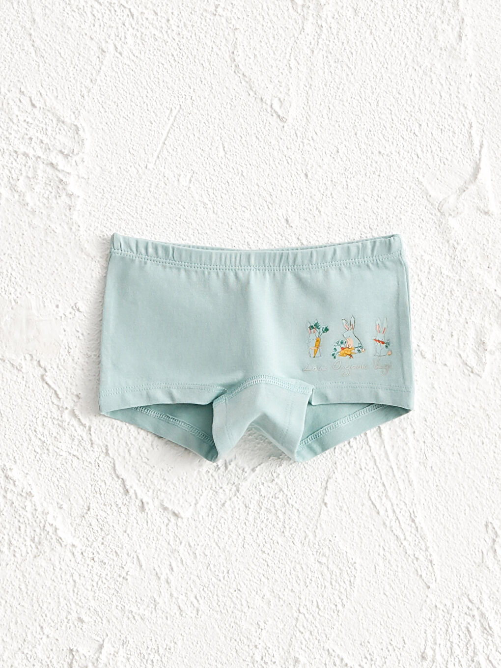 Mavi Kız Çocuk Boxer 3'lü-1