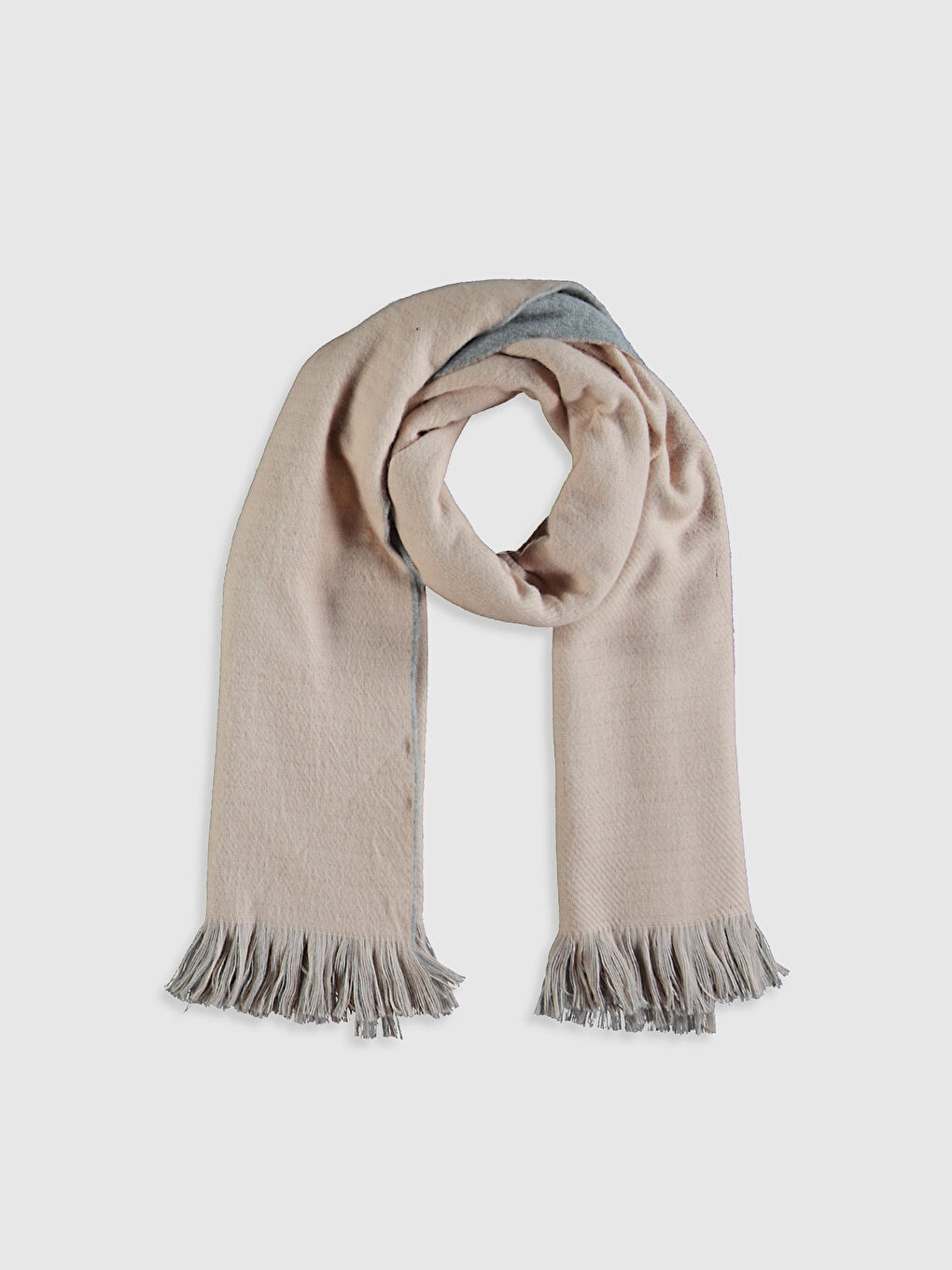 سكارف أكريليك بشراشيب على الجانبين