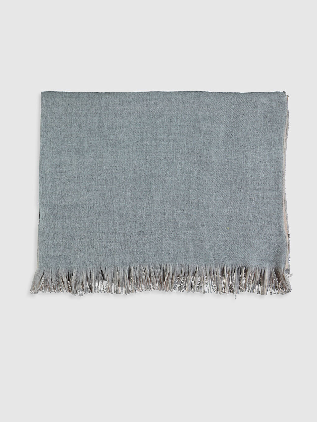 سكارف أكريليك بشراشيب على الجانبين-1