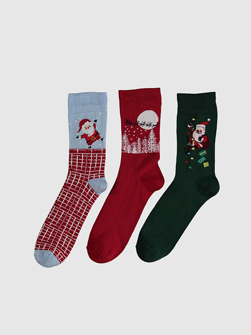 3-pack New Year Themed Ankle Socks-1