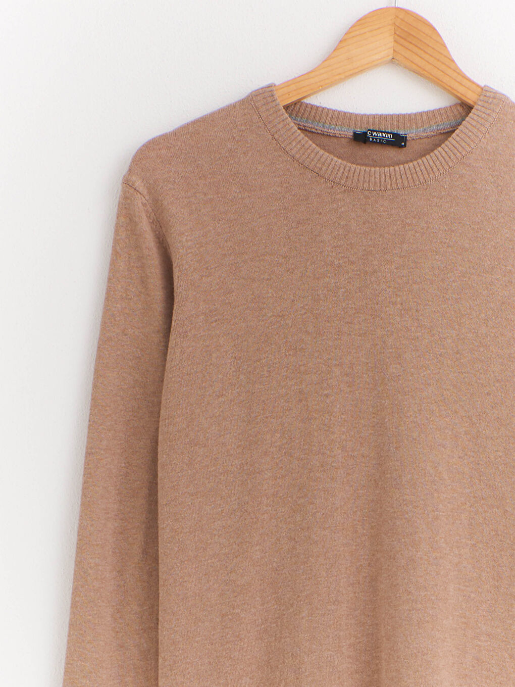 سترة تريكو صوف بياقة دائرية-2