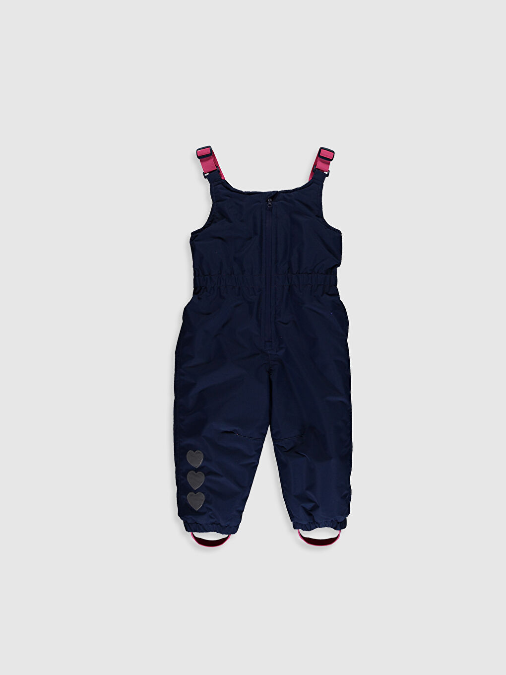 Basic Square Neck Strap For Baby Girl Ski Suit